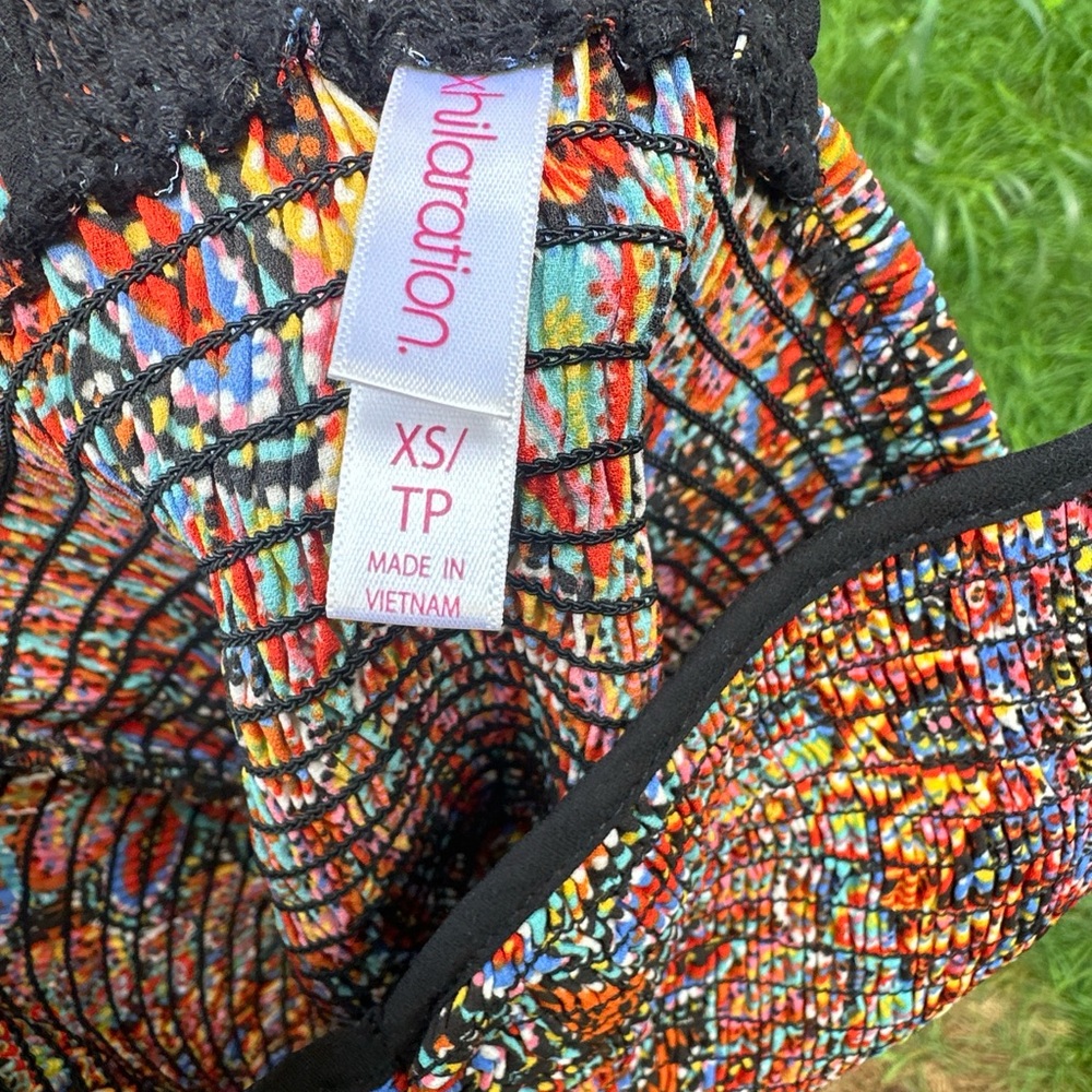 Colorful Patterned Halter Dress - Picture 2 of 2